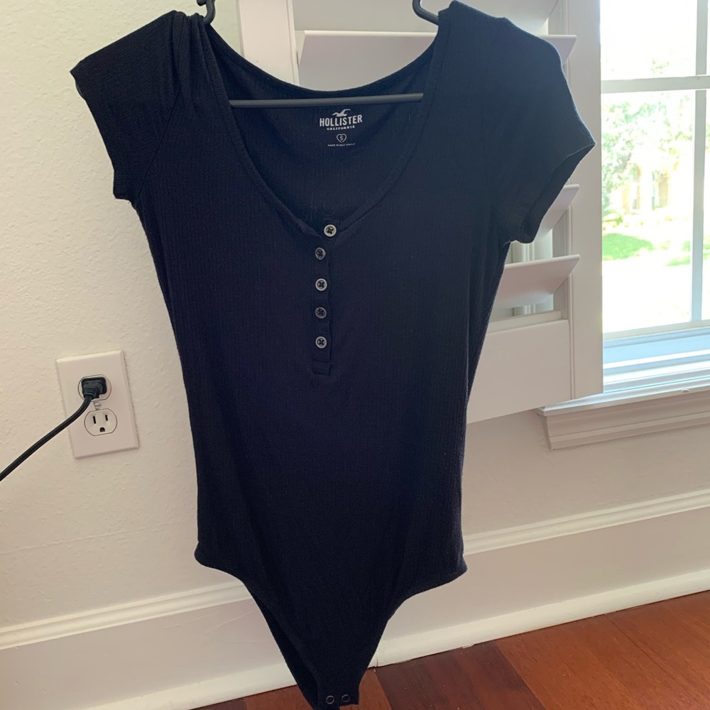 black hollister body suit